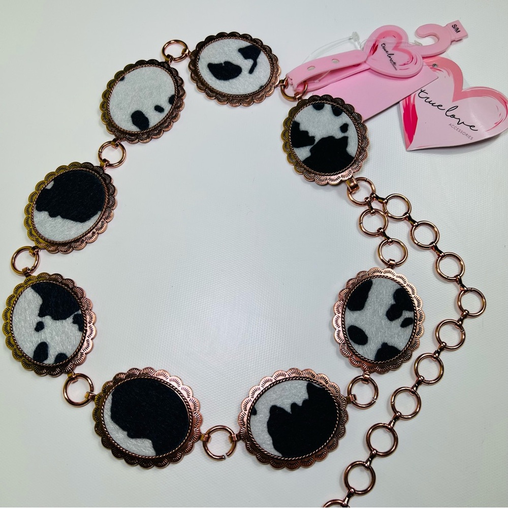 True Love Western Concho Belt NWT